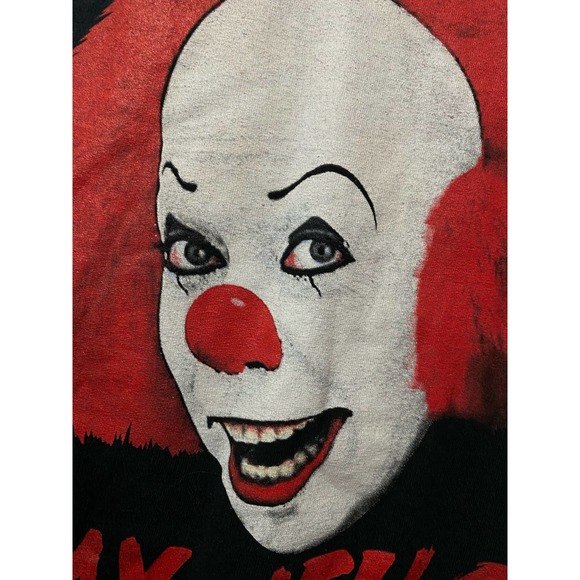 IT Pennywise Black T-Shirt Adult 2XL Aren't You Gonna Say Hello? - Picture 8 of 8